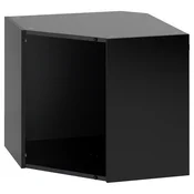 METOD Ugaoni zidni element, Crnosiva, 68x37x60 cm