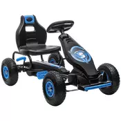 Homestar Go-kart nastavljiv sedež 121x58x61 cm modra