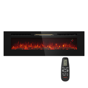 Klarstein Galeras 152, električni stenski kamin, 1800 W, LED