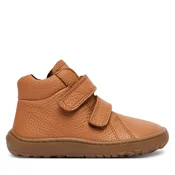 Gležnjarji Froddo Barefoot Winter Furry G3110263-2 M Rjava