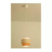Brilagi - Luster na sajli RESNA 1xE27/60W/230V precnik 20 cm krem/bež