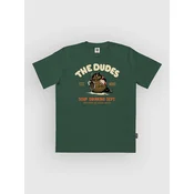 The Dudes Soup Drinking moška majica bottle green