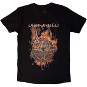 Disturbed Majica Burning Belief Unisex Black M