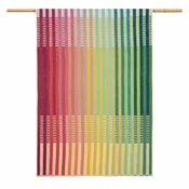 Brisača za na plažo 180 x 100 cm, prepletene barvite črte