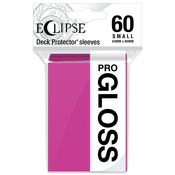 Štitnici za karte Ultra Pro - Eclipse Gloss Small Size, Hot Pink (60 kom.)