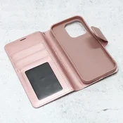 Maska za iPhone 14 Pro na preklop Hanman Mill roze