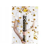 PartyDeco Strelci konfetov - zlate zvezdice 80cm