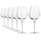 Set of 6 Pinot Noir wine glasses, crystalline glass, 810ml, Divine -