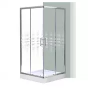 Spirit Matrix 80x80 cm kvadratna tuš kabina z ojačanim akrilnim pladnjem