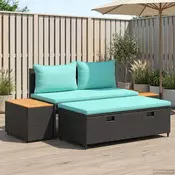 Set vanjskih sofa 4 -Seater 4 pcs 55 x 30 x 39 cm