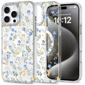 Clear Case Aurora Flower za iPhone 16 Pro Max MagSafe - prozoren