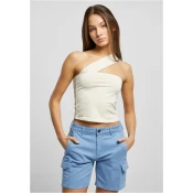 Womens single strap top whitesand