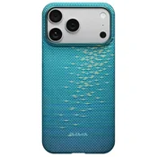 Pitaka PITAKA OVITEK MAGSAFE ZA IPHONE 17 PRO MAX LUCIID MODRE BARVE Z ULTRA TANKO ZAŠČITO