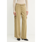 Hlace Levis BAGGY DAD CARGO boja: zelena, široke, srednje visoki struk, 003IN.0005