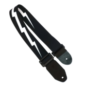 WAKERTONE Kaiš za gitaru - GS2 Flash Black/White