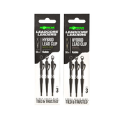 KABLE LEADCORE LEADER HYBRID LEAD CLIP GRAVEL 50cm (KLL001)