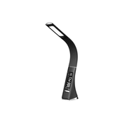 Immax 08947L- LED prigušiva stona lampa sa displejem LEATHER LED/7W/230V crna