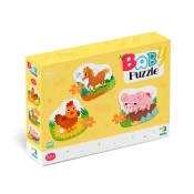 DoDo Otroška sestavljanka Kmečke živali 3v1 (2,3,4 kosi)