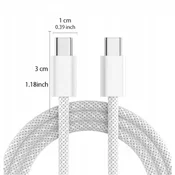 KABEL ZA HITRO POLNJENJE 3.0 TIPA C, 480 Mb/s, 60 W, 1 m - 10016