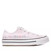 Modne superge Converse All Star EVA Lift Platform Florals A14995C Roza