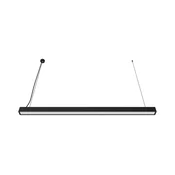 LED luster na sajli LED/44W/230V 3000K 120 cm, crne boje
