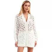 Ermanno Firenze Ženski kardigan D40EN004E23-249, Beli
