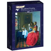 BlueBird - Puzzle Vermeer- The Girl with the Wine Glass, 1659 - 1 000 kosov