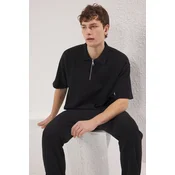 Trendyol Muška majica TMNSS25PO00006, Crna