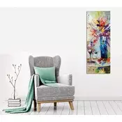 Wallity Dekorativna slika na platnu, 30x80cm, Šarena