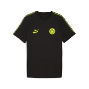 PUMA Borussia Dortmund KING Tee Men, Sport, Black/Yellow Alert, XL