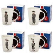 PORCELANSKA SKODELICA Z MEŠANICO UMETNIŠKIH GRAFIK