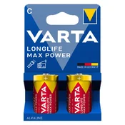 shumee VARTA LL MAX C alkalna baterija LR14 za svetilko, radio, uro, 2 kosa.