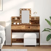 Toaletni stol Staro drvo 100 x 40 x 130 cm Konstruirano drvo