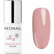 NEONAIL Modeling Base Calcium bazni lak za gel nokte s kalcijem nijansa Pink Quartz 7,2 ml