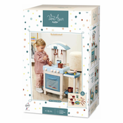 Kuchynka pre najmenších Gourmet Kitchen Vert Azur Écoiffier 16 doplnkov s medeným riadom od 18 mes ECO1681
