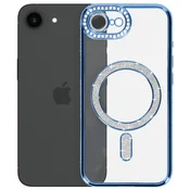 AVIZAR MagSafe etui za iPhone 17e z bleščečim robom, Modra, (5000275451)