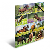 Herma mapa s klapo in elastiko Horse Meadow, A3
