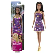 Barbie lutka Casual Doll - Purple Butterfly Dress 001903