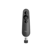 Logitech Presenter R500s Wireless, rdeč laser, USB, Grafit