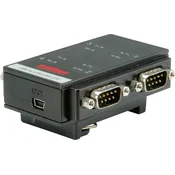 ROLINE ROLINE adapter USB 2.0 na RS232 za DIN zgornjo ploščo\, 4 vrata Roline USB 2.0 pretvornik, (20429468)