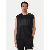 adidas Majica brez rokavov Stadium JZ9441 Črna Loose Fit