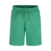 Calvin Klein Jeans Športne kratke hlače New Inst. Logo IU0IU00703 Zelena Relaxed Fit