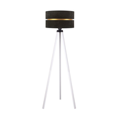Duolla - Podna lampa DUO 1xE27/60W/230V precnika 44 cm crna/bela