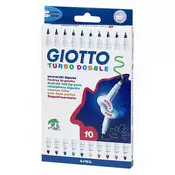 Flomasteri GIOTTO Turbo Dobble - 10 boja (kreativni pribor)