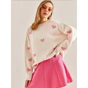 Bianco Lucci Pulover Pullover bež/roza