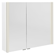 SAPHO Elegantna ALIX galerka z LED osvetlitvijo, bela 86x70x17,5 cm
