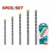 Total svrdla za beton TACSD5055 concrete drill bits set of 5