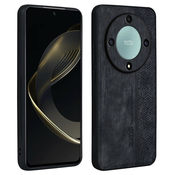 Premium ovitek Cube Leather za Honor Magic6 Lite z vgrajeno zaščito zadnjih kamer - graphite black