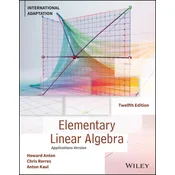 Elementary Linear Algebra, International Adaptation