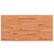 Vidaxl Mizna plošča 100x50x4 cm pravokotna trdna bukovina